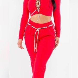 bad and boujee fleece 2pc sets
